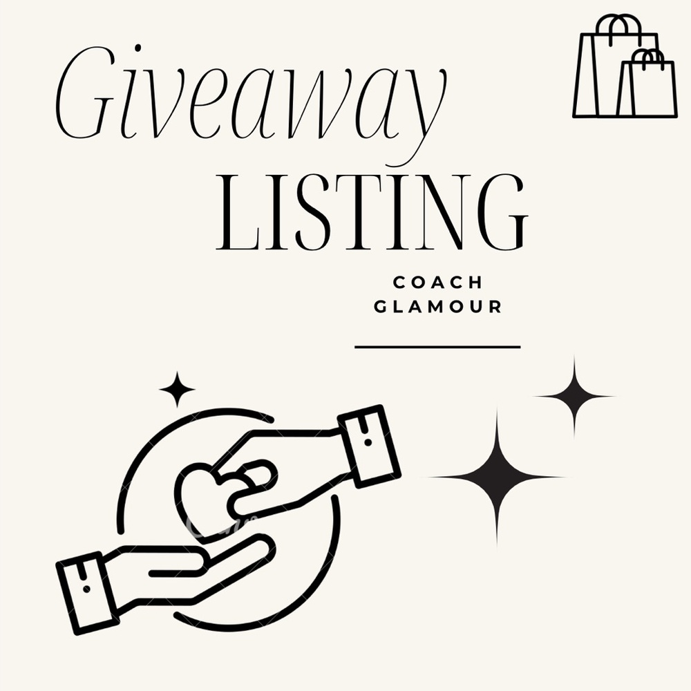 Giveaway Listing Coach Glamour